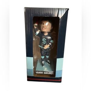 NEW! YANNI GOURDE Bobblehead NHL Seattle Kraken #37 11/23/2022 NWT
